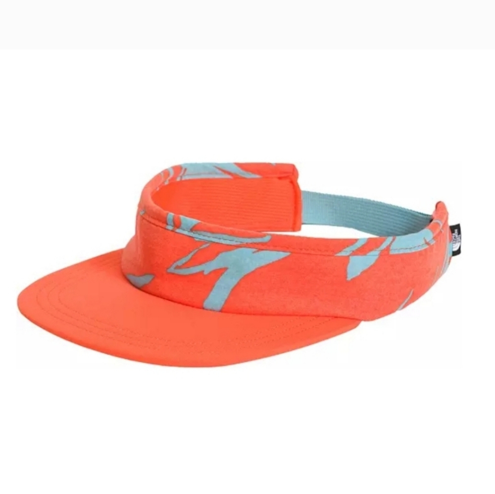 The North Face Orange and Blue Visor